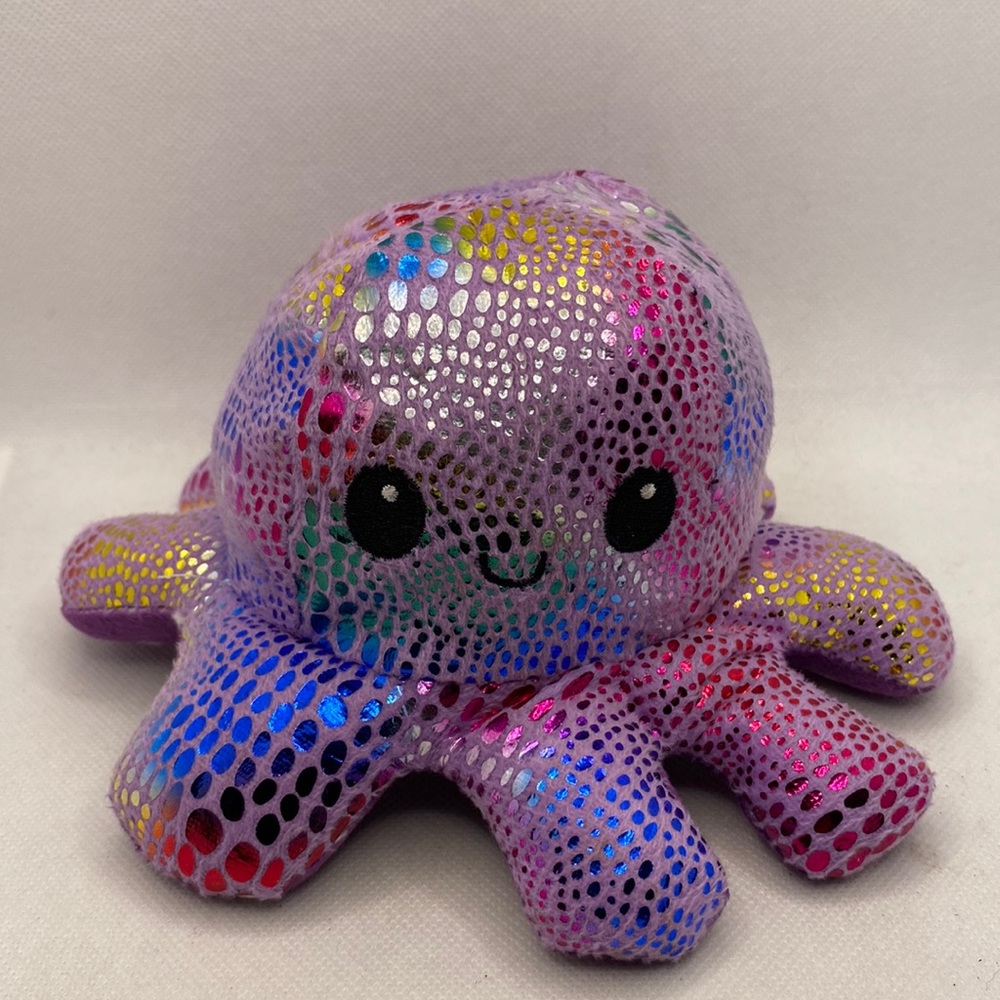 Octopus Plush Reversible Stuffed Animal 7” Toy